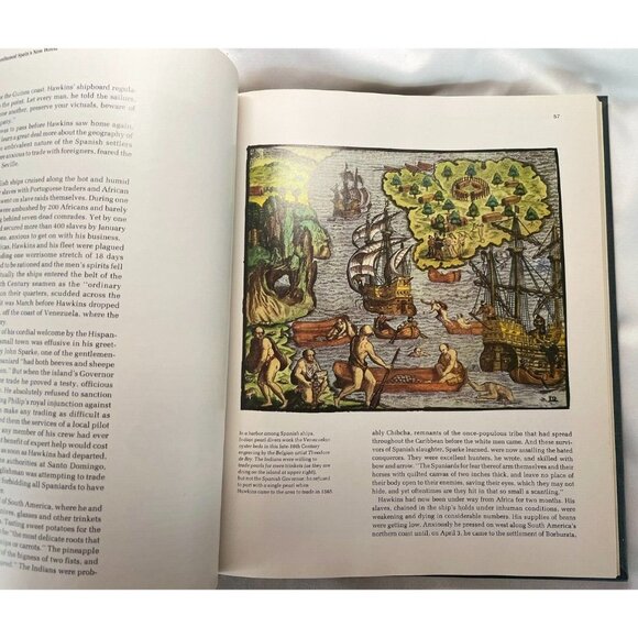 Vintage Time Life Seafarers - The Spanish Main  Coffee Table Hardcover Book 1979 - Picture 10 of 14